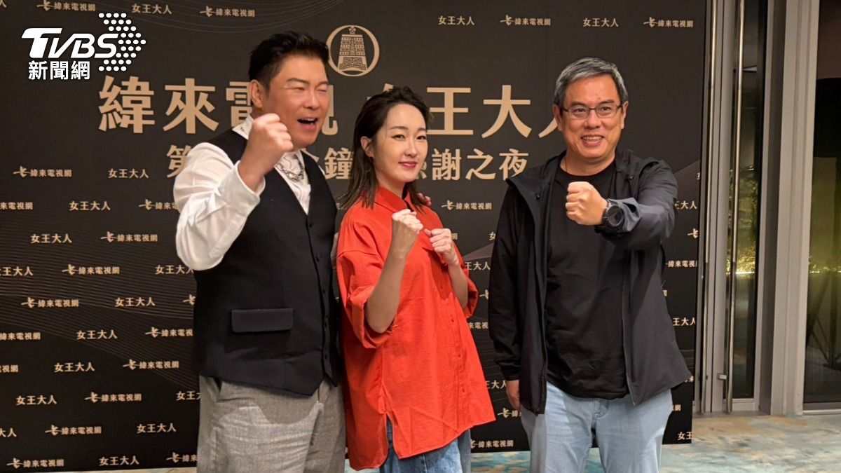 吞敗不氣餒,曾國城和巴鈺喊話再接再厲。(圖/謝毅攝)