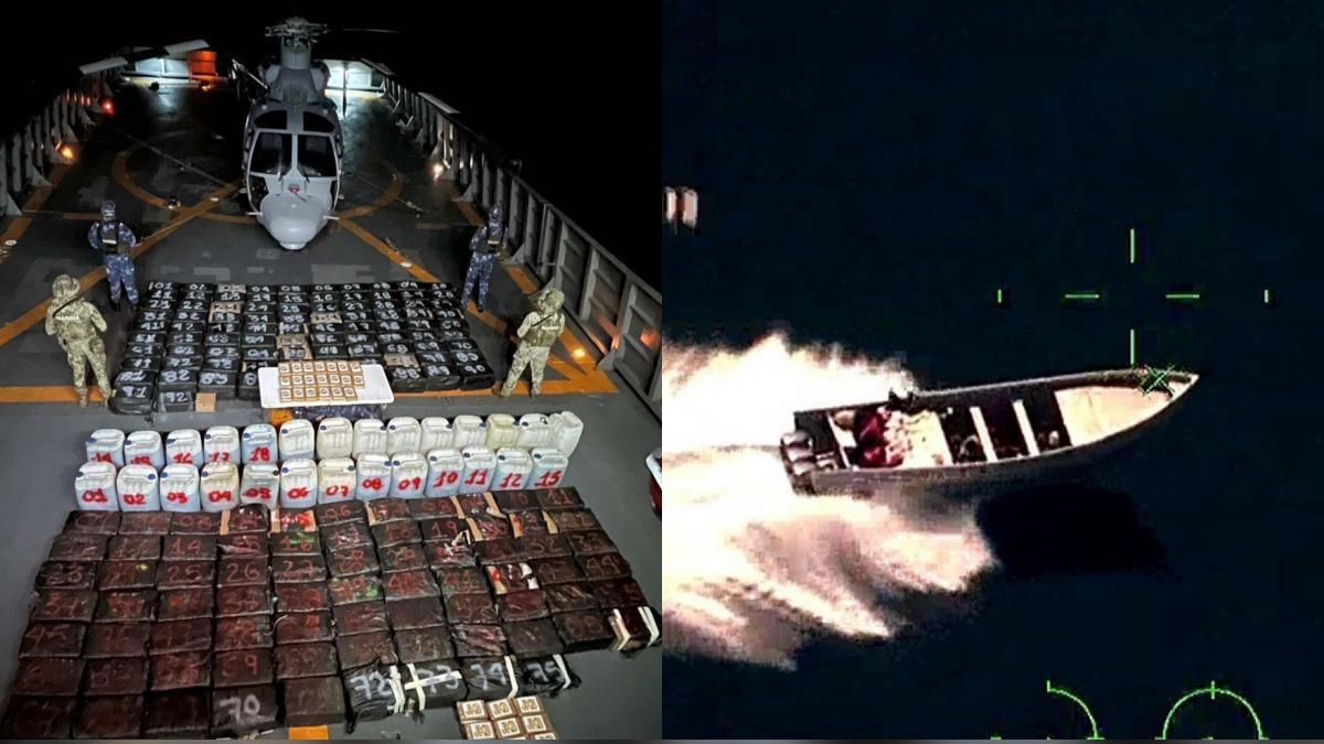 找到34億大祕寶!墨西哥海軍西太平洋查獲8.3公噸毒品創紀錄