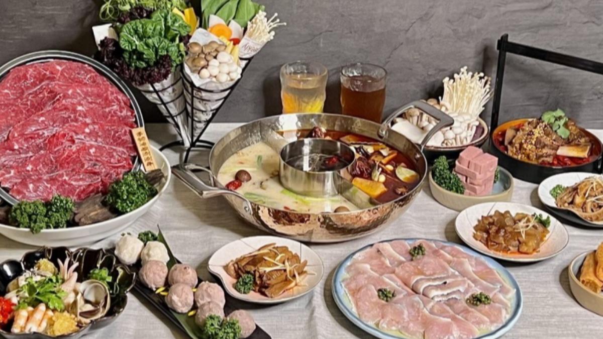 築間麻辣火鍋食材10選1。(圖/築間提供)