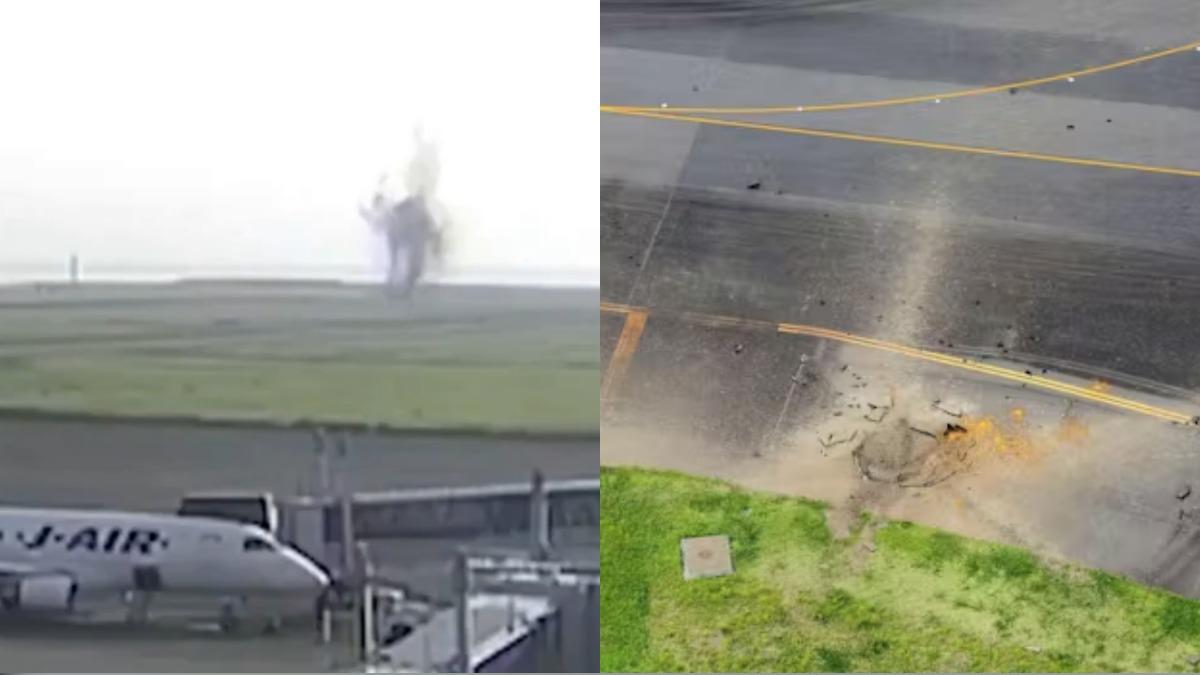 日本宮崎機場二戰未爆彈爆炸 疑裝「定時」引爆裝置