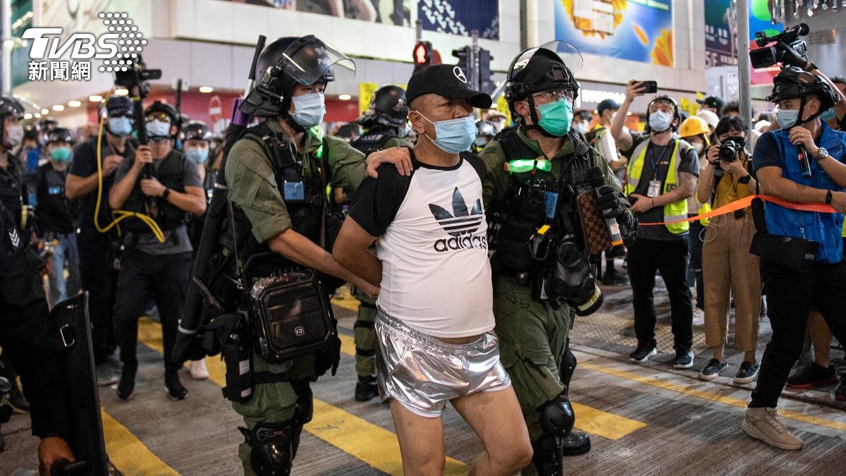 香港反送中運動。 (圖/達志影像美聯社)