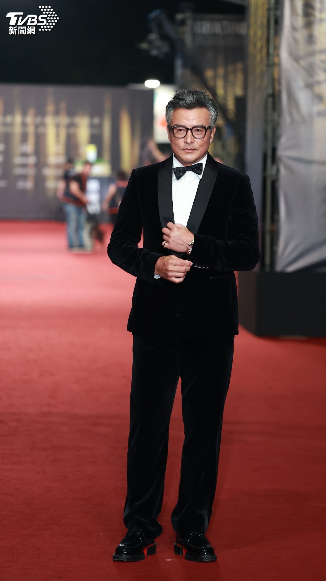李銘順表示兒子、老婆就是他的幸運物。(圖/TVBS娛樂組攝)