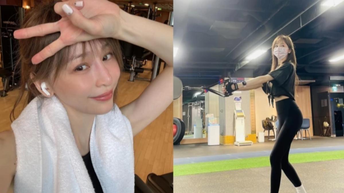王心凌勤上健身房。（圖／翻攝自@cyndiloves2sing IG）