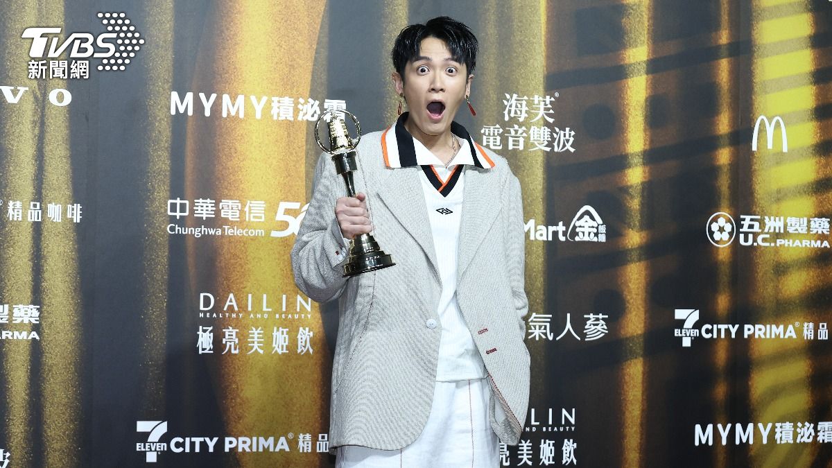 柯震東得獎自己也意外。(圖/TVBS娛樂組攝)