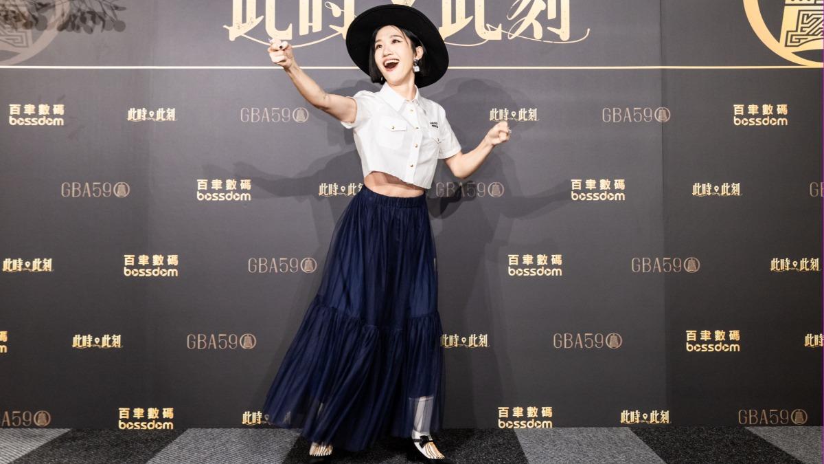 Lulu錯失金鐘獎最具潛力新人獎,態度卻相當樂觀。(圖/百聿數碼提供)