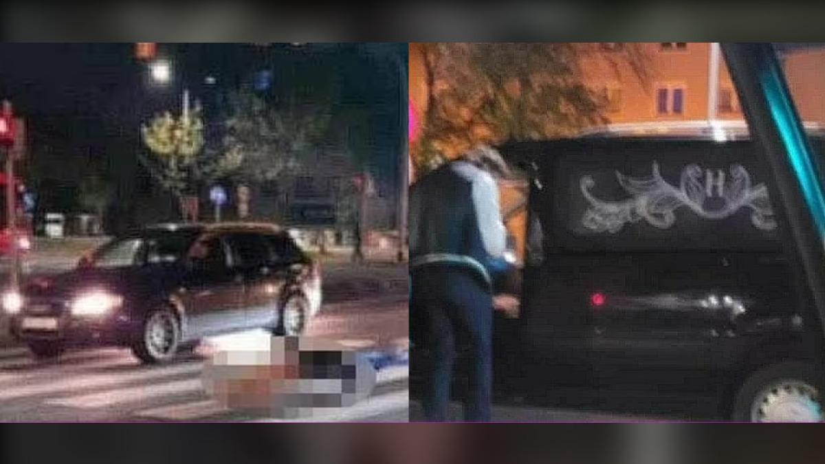 靈車門沒關好「遺體掉出躺路上」 路過駕駛傻眼:以為撞到人