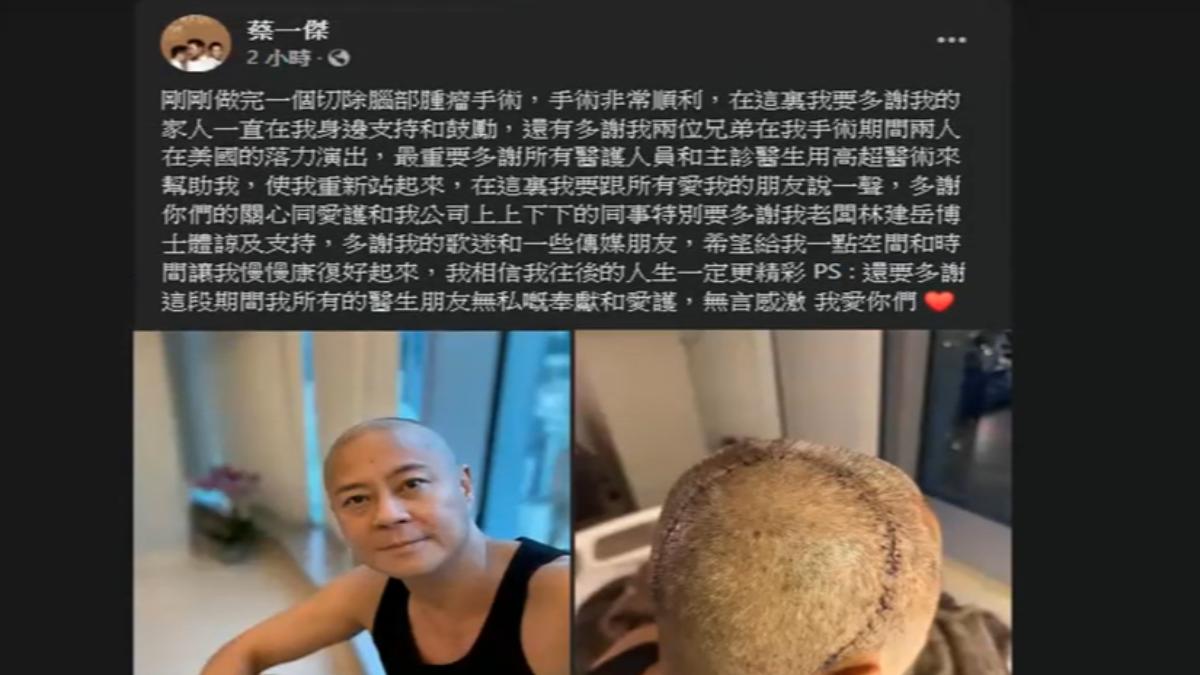 圖/翻攝自 蔡一傑 臉書