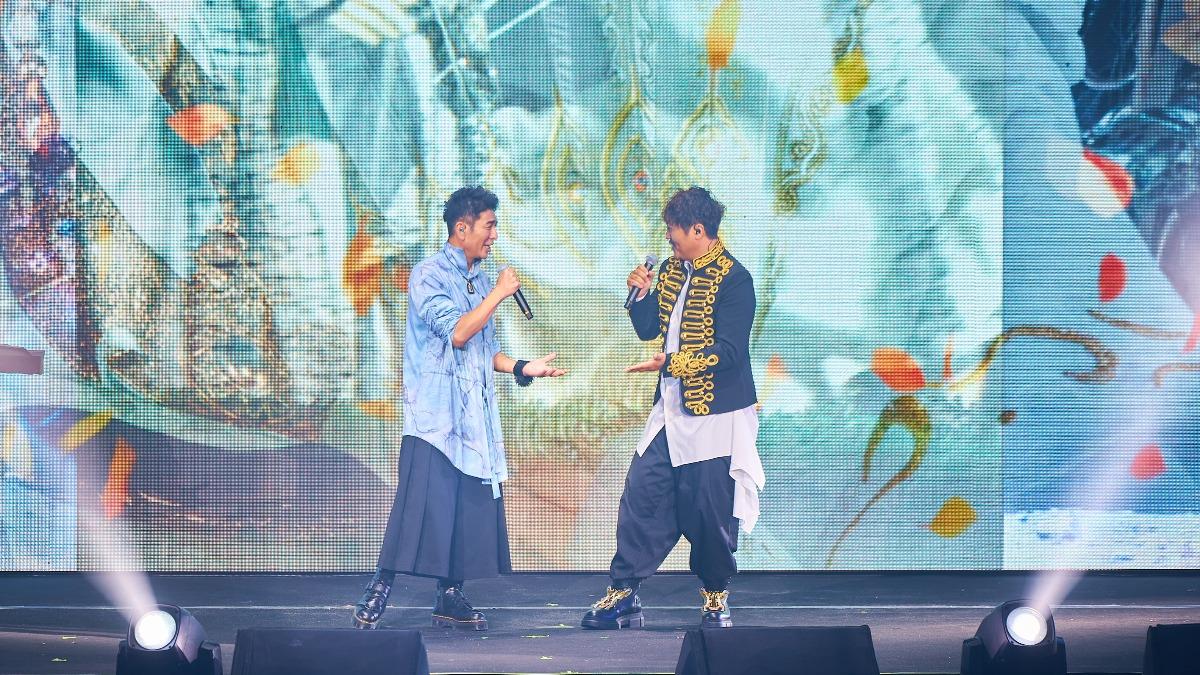 荒山亮(左)、劉昱賢。(圖/華貴娛樂提供)