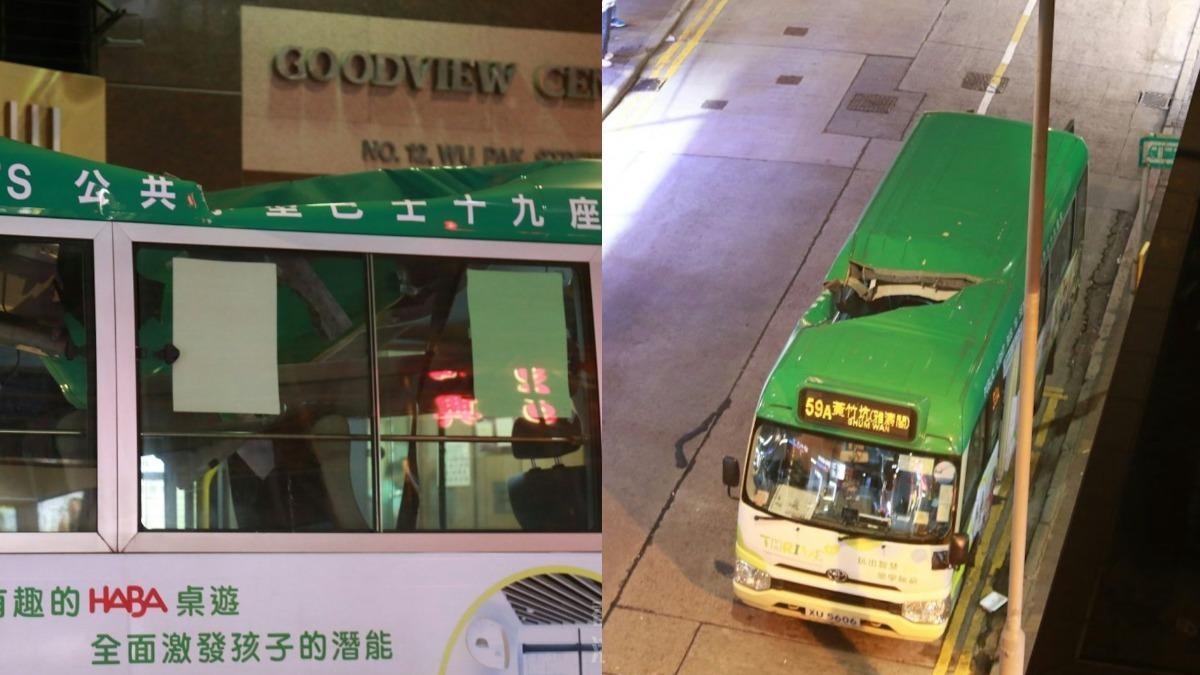 車頂破大洞!港女墜樓「砸穿小巴」亡 女乘客無辜遭殃受傷