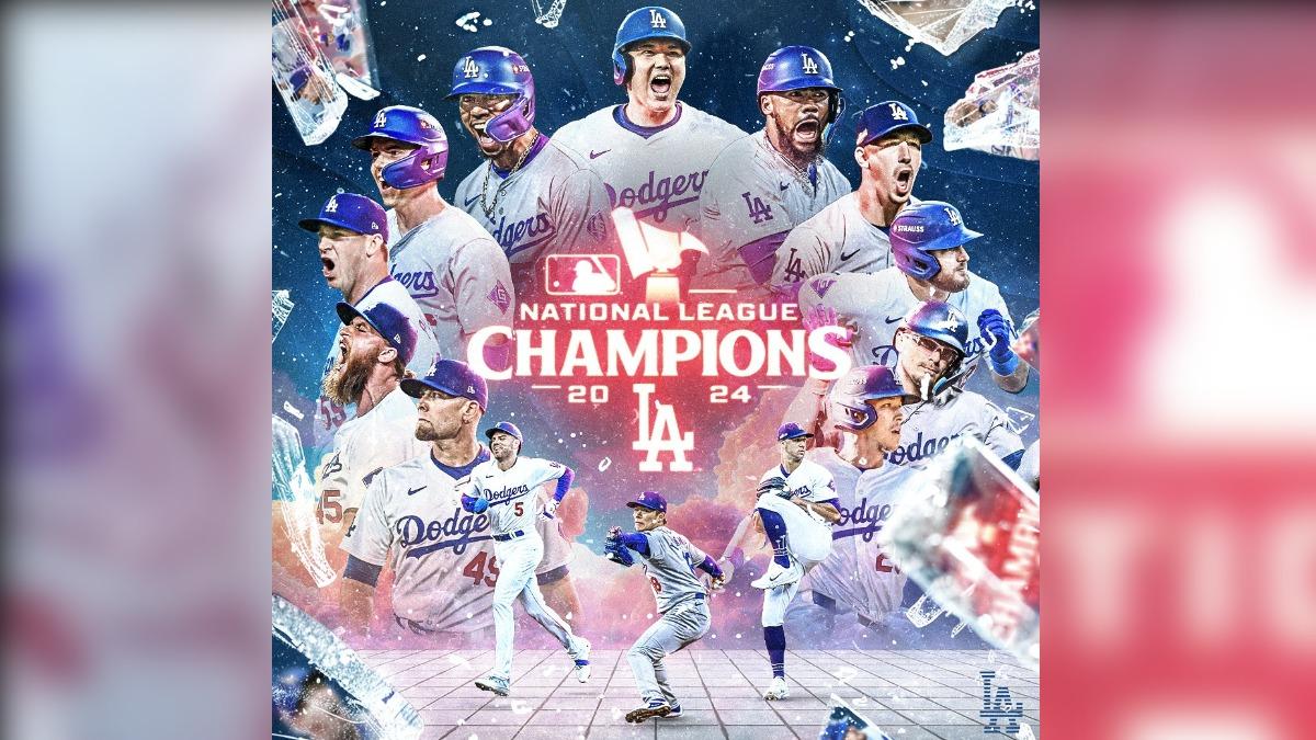 道奇闖進世界大賽。（圖／翻攝自 X@Dodgers）