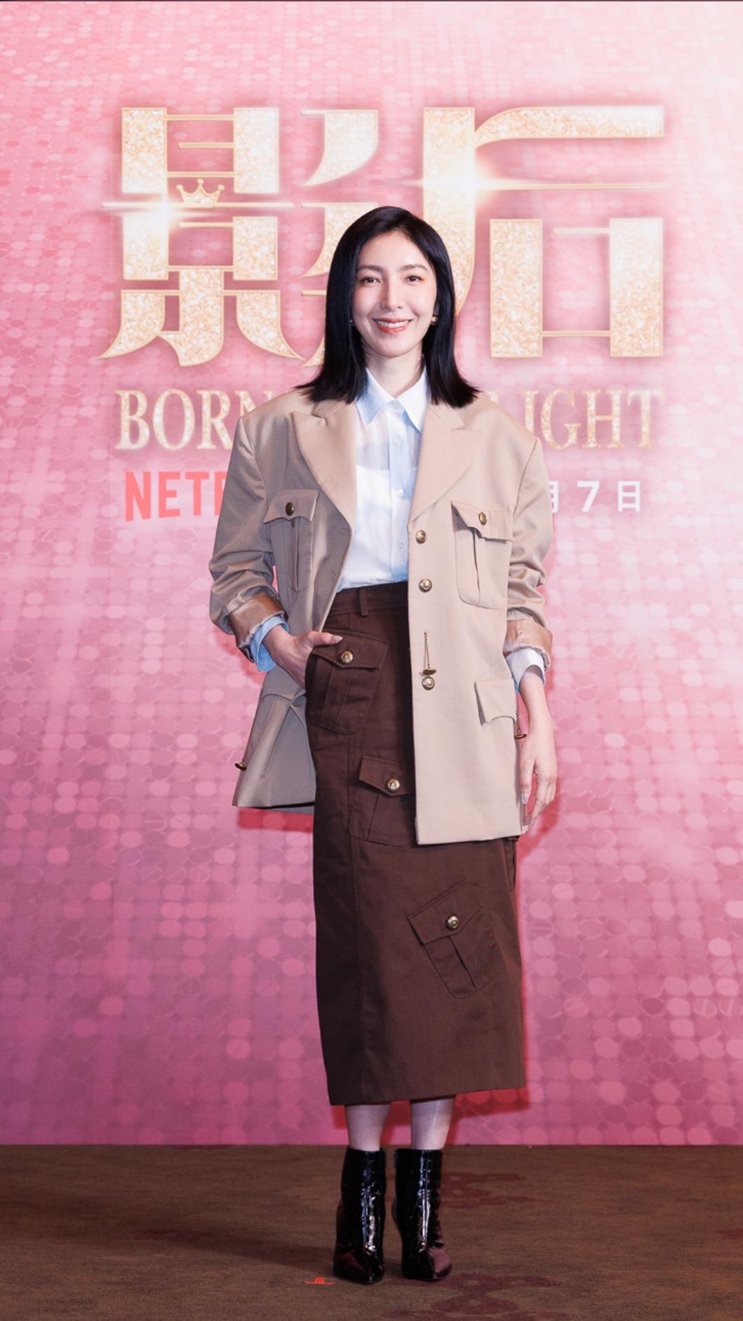 楊謹華飾演苦無戲約的女明星。（圖／Netflix提供）