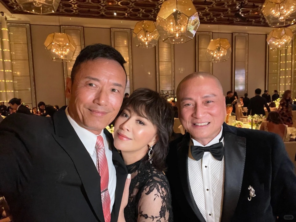 劉嘉玲發布出席湯鎮業愛女婚禮的合照。（圖／翻攝自劉嘉玲IG）