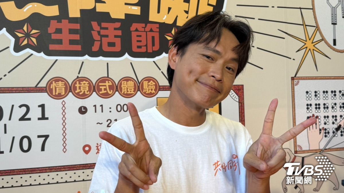 黃鐙輝大方分享投資心得。(圖/林彥君攝)