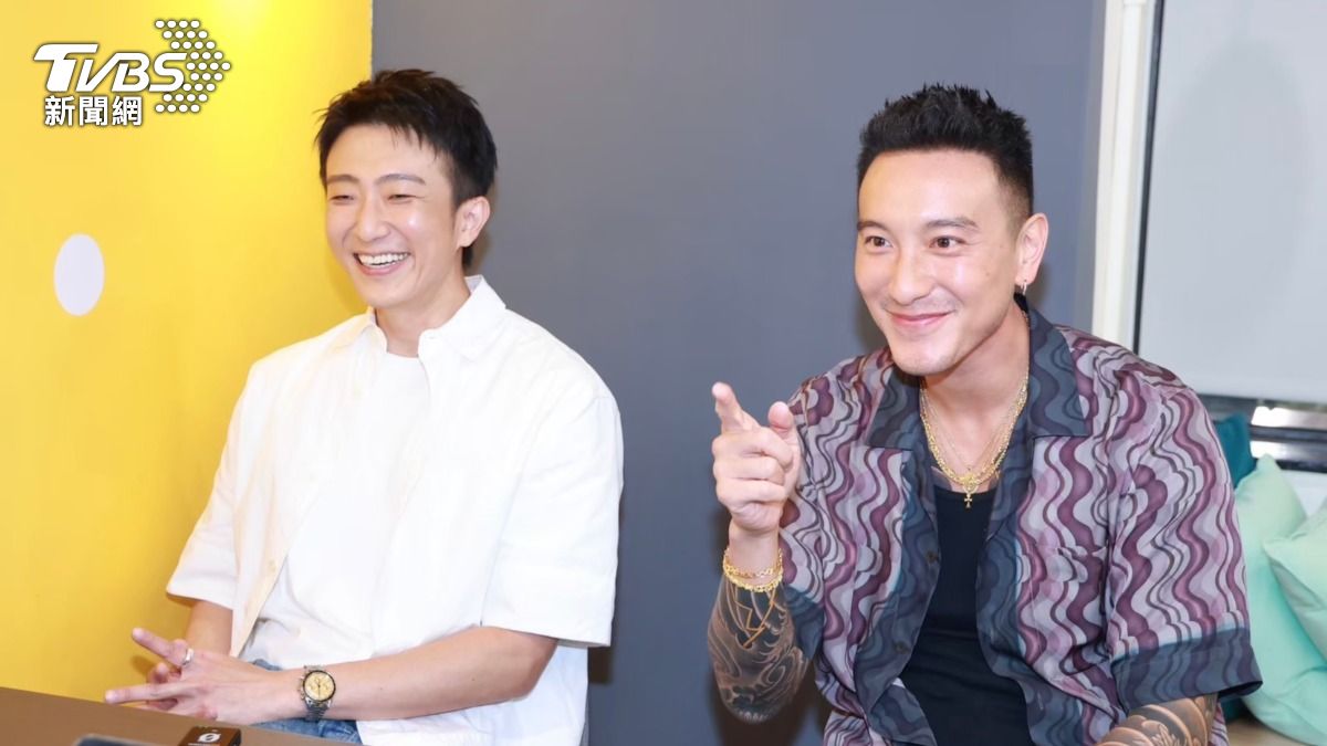 懷秋、王陽明戲外認識20年,合作之後變成更親的好友。(圖/黃城碩攝)