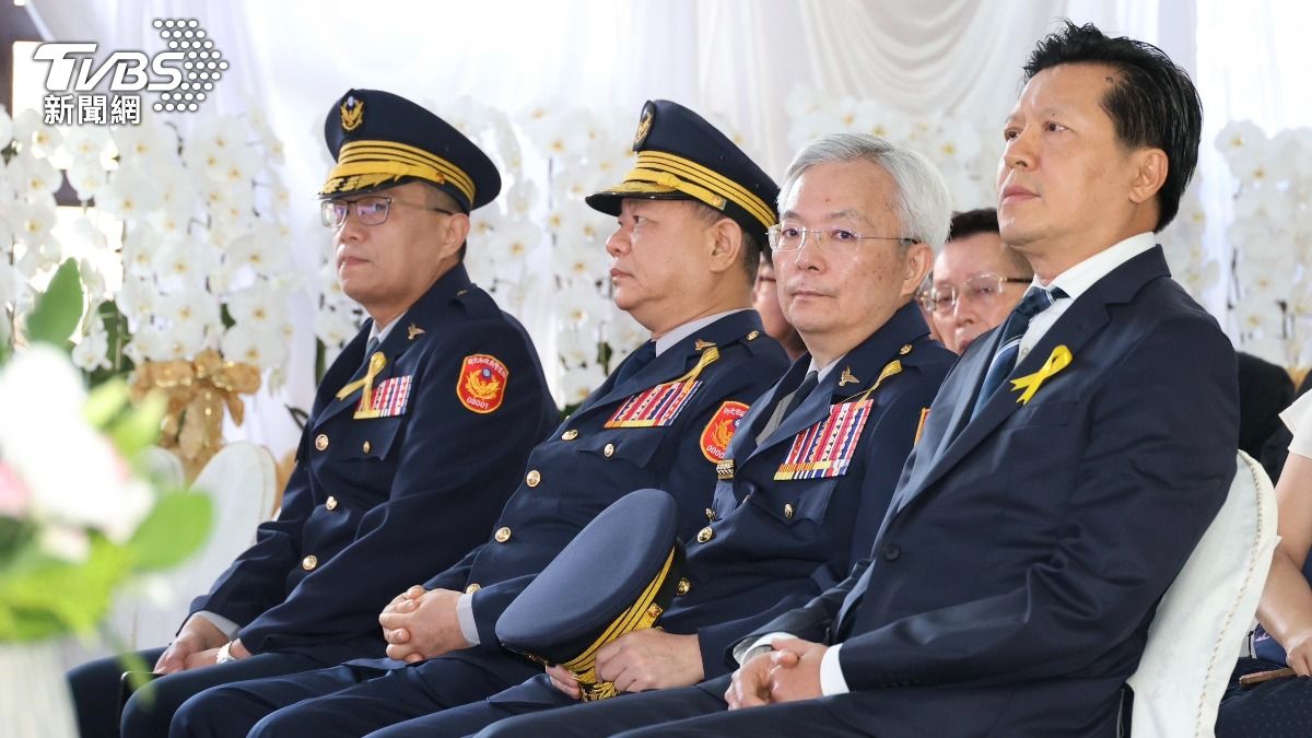 警政署長張榮興等人到場。（圖／潘建樺攝）