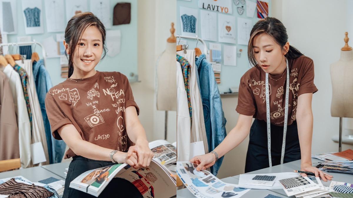 方志友再度代言親子童裝,化身服裝設計師。(圖/LAVIDO提供)