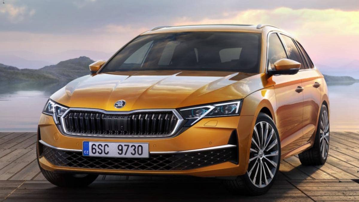 小改款Octavia於2月14日進行全球首演,導入第2代Matrix LED矩陣式燈組,配上全新設計的前保險桿造型。(圖/Škoda提供)