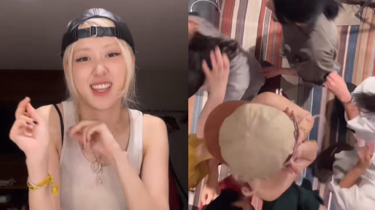 〈APT.〉掀起帶起了舞蹈Challenge。(圖/翻攝自@roses_are_rosie IG)