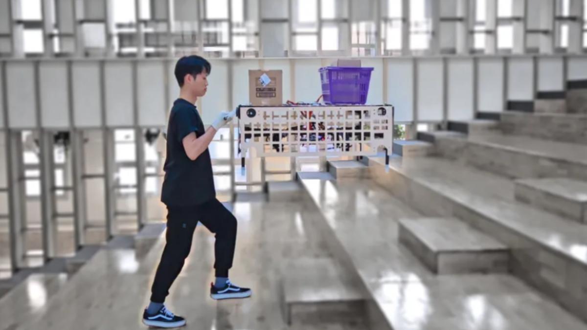 無人機新用!韓發明「空中推車」 助無障礙送貨