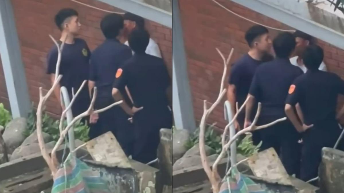 蘭嶼3警暗處包圍鬧事男!怒吼「誰准你的」畫面曝光掀熱議