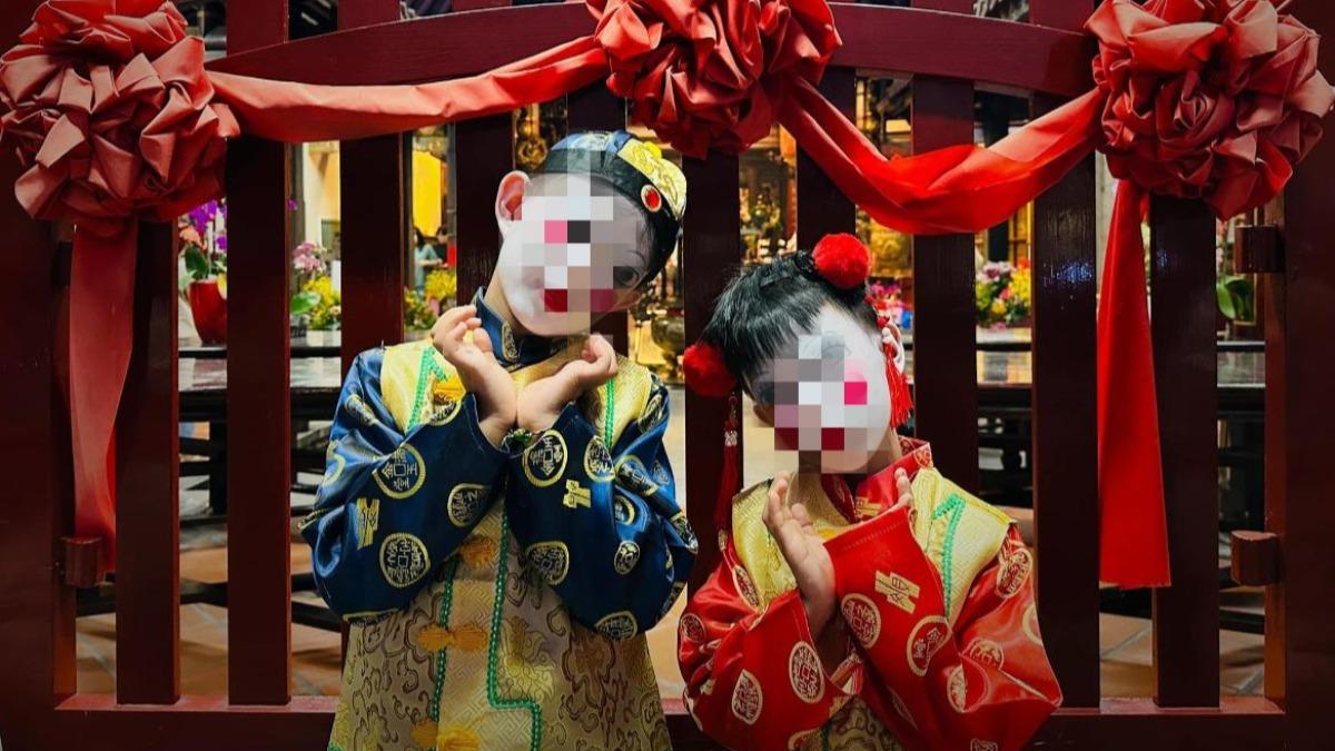 扮「金童玉女」衝媽祖廟!台中媽遭炎上道歉 再告10網友