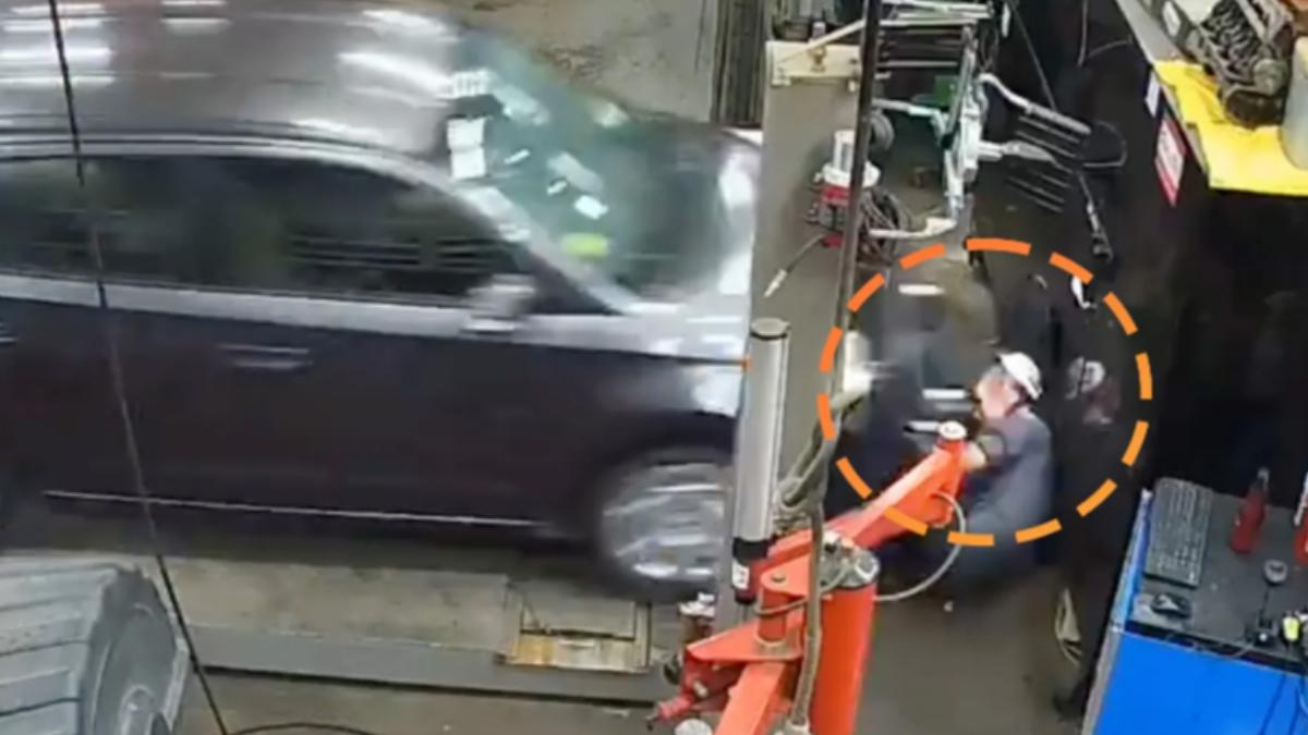 汽車失控暴衝!美技師頭部遭撞「捲入車底」這物奇蹟救了他