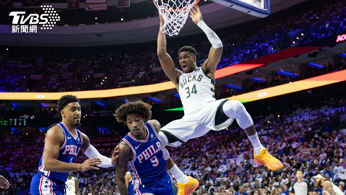 NBA/字母哥25+14踢館!里拉德30分助拳 公鹿擊潰殘陣76人
