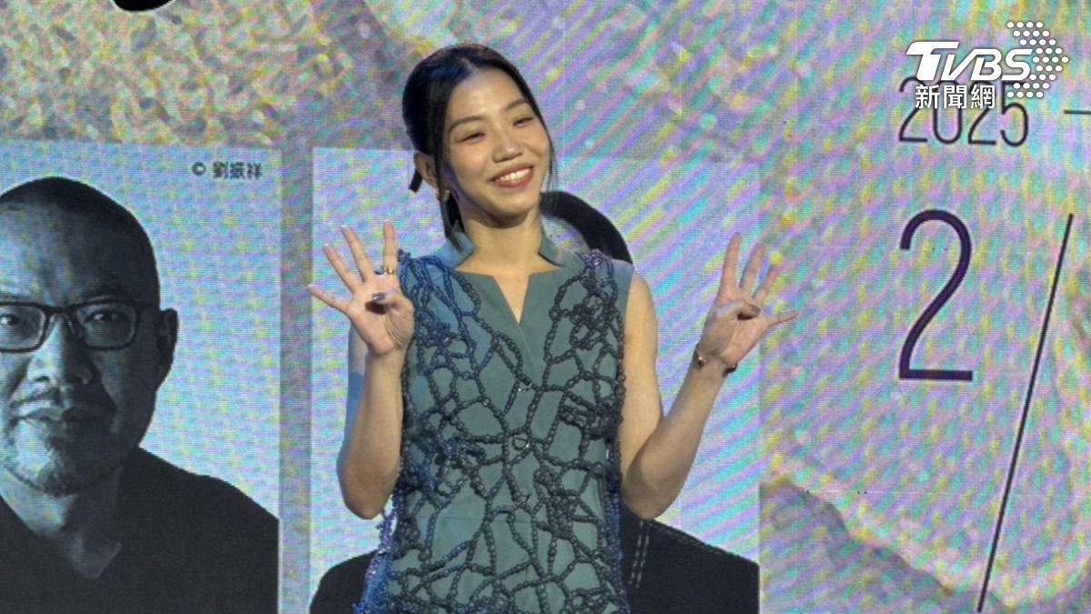 洪佩瑜相當期待演出,直呼已經感受到手腳發麻。(圖/陳薈涵攝)