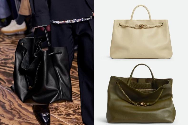 Bottega Veneta全新絲滑皮革材質。(圖/Bottega Veneta提供)