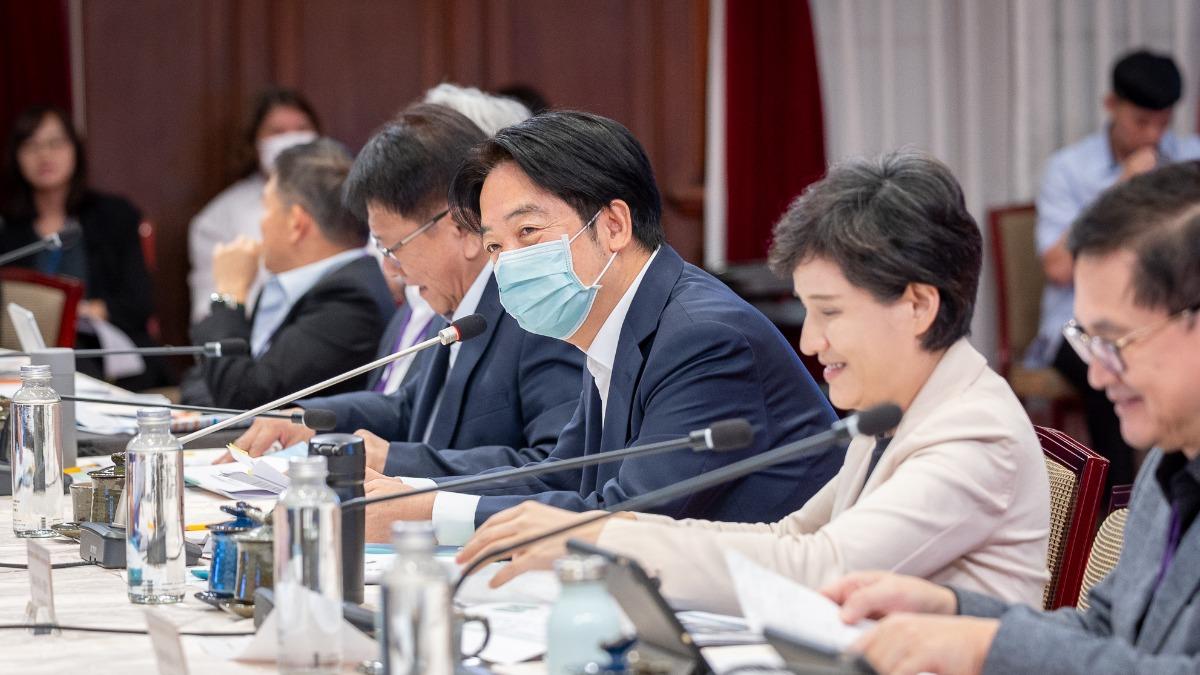 賴清德召開氣候變遷對策會 永續長聯盟推綠色政策