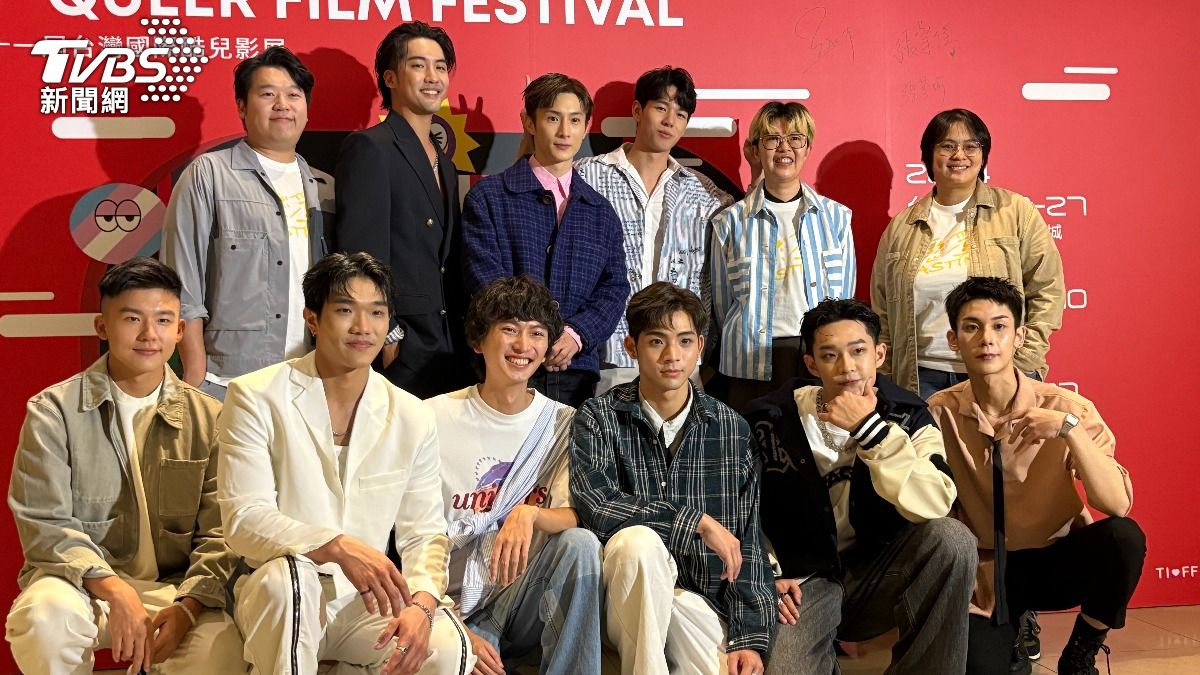 BL實境節目《戀愛Casting》團隊合照。(圖/謝毅攝)