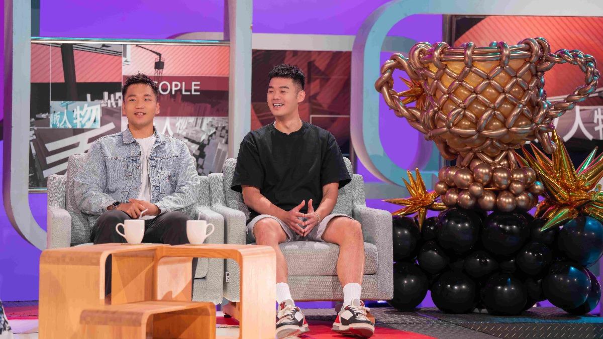 李洋自爆愛碎念,王齊麟笑稱有學到精髓。(圖/TVBS)