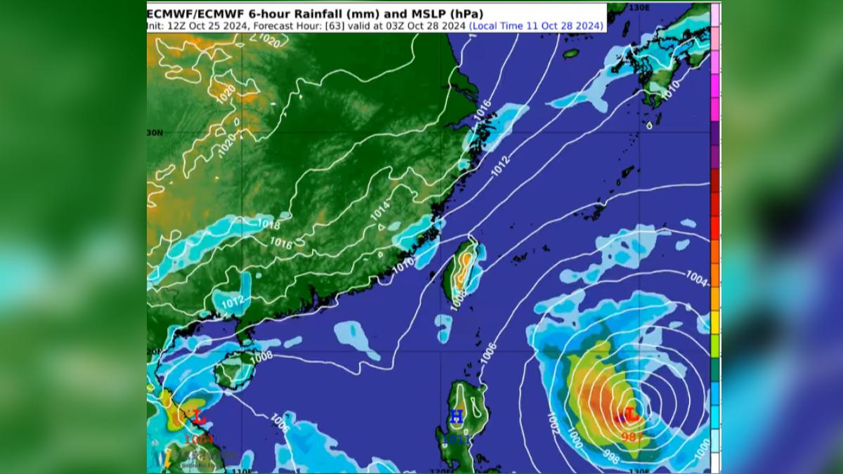 天氣/康芮颱風影響!東北季風增強 下週「濕涼一整週」雨區曝