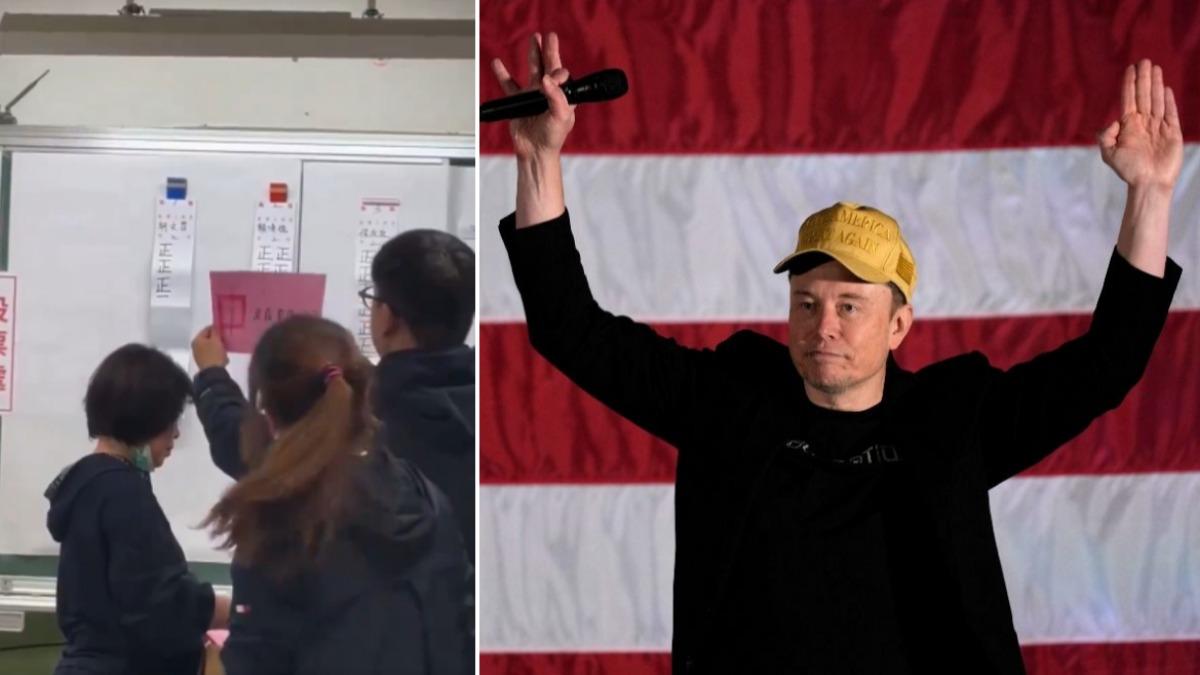 台灣模式開票6小時結束!馬斯克也贊同 轉發「台灣開票片」籲效法