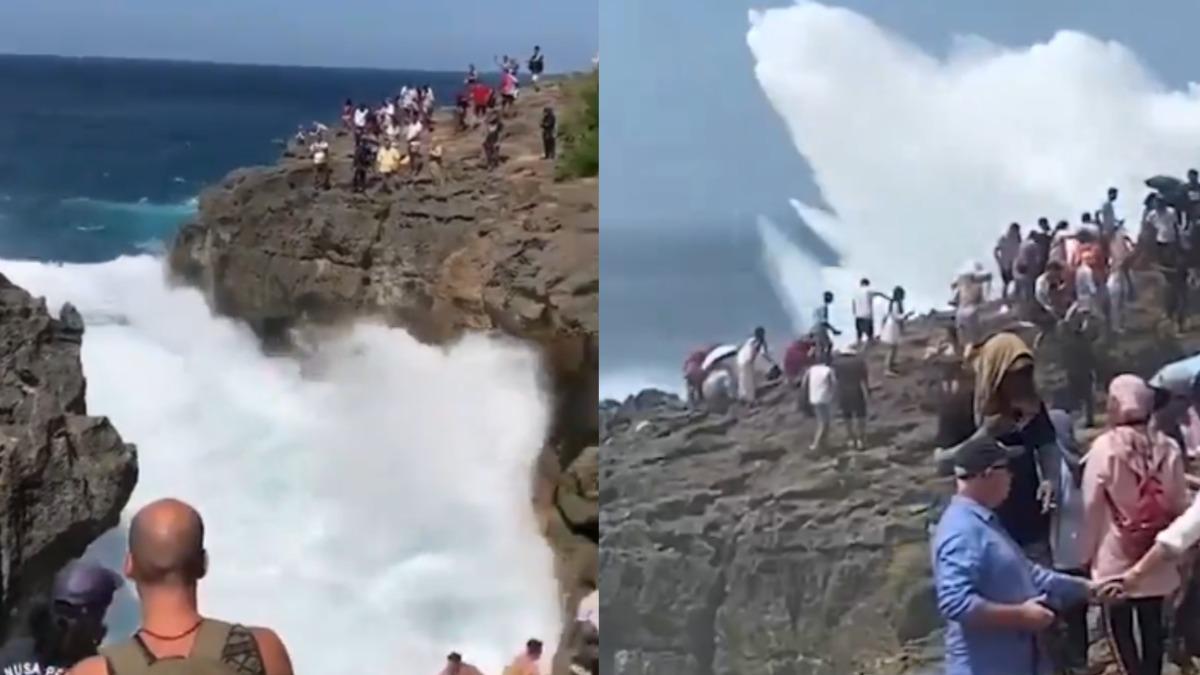 與妻同遊峇里島!印度男懸崖拍網美照 遭巨浪捲入海喪命