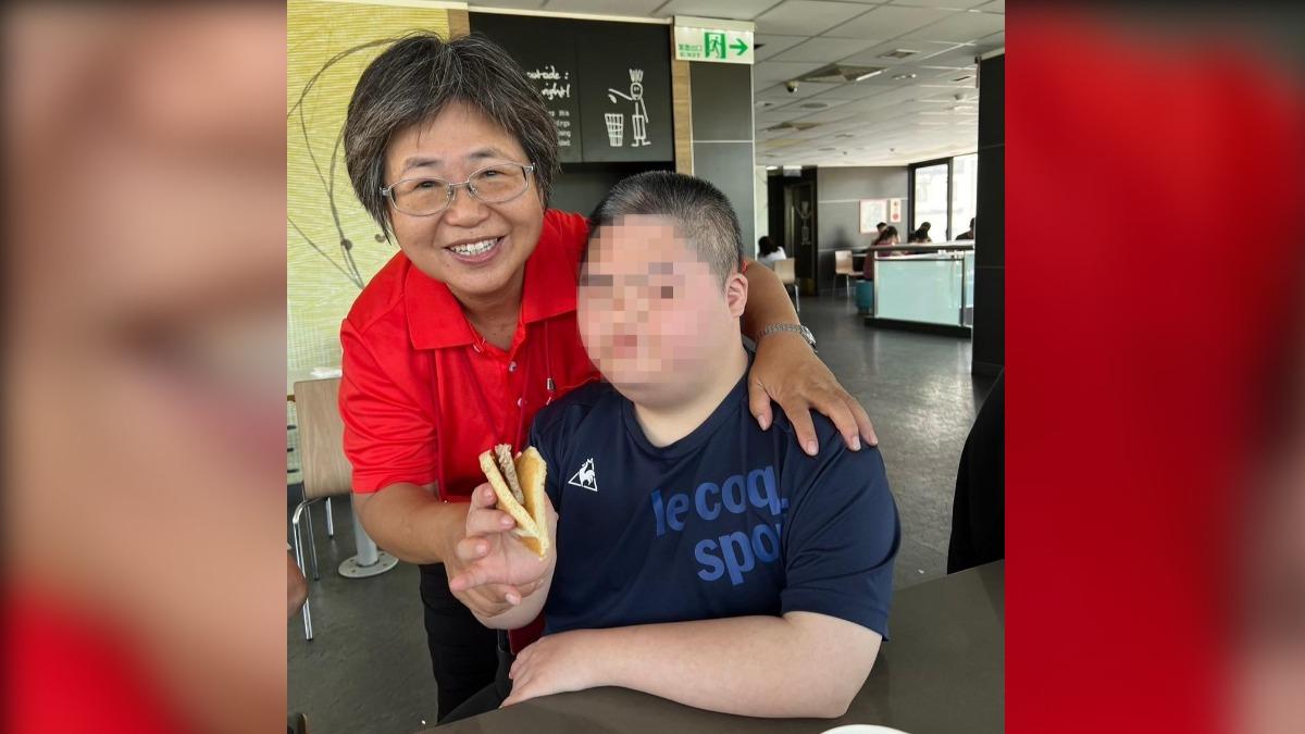 江美羚用「同理心跟愛心,還有滿滿的包容」,與斷翼天使們相處。(圖/馨安啟智家園提供)