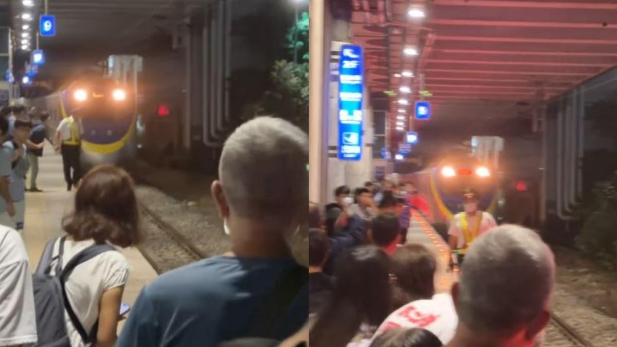 台鐵新烏日站高中生落軌!「看手機」突踩空 列車進站嚇壞急煞