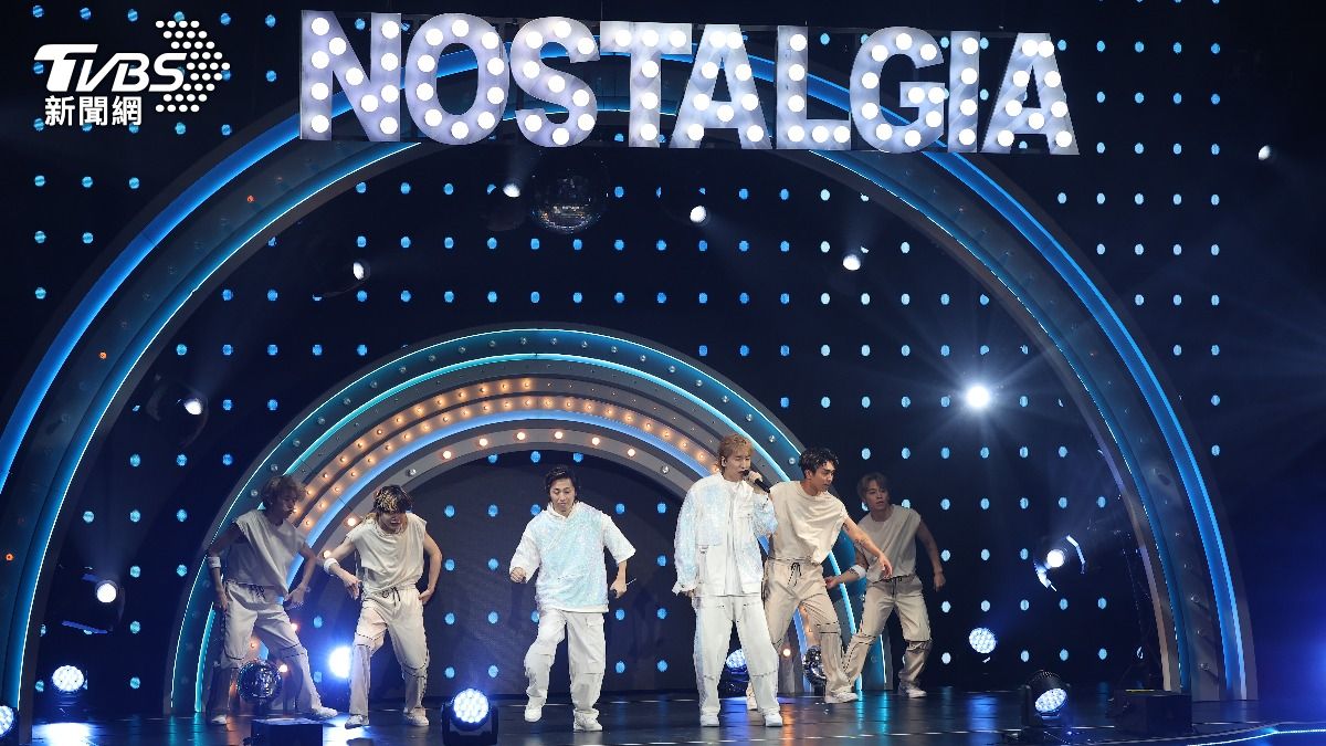 w-inds.這輪巡迴以Nostalgia(懷舊)為主題。(圖/張哲鳴攝)