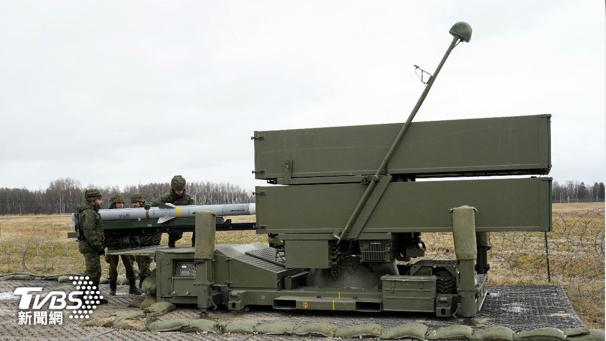 地對空防空飛彈系統（NASAMS）。(圖／達志影像路透社)