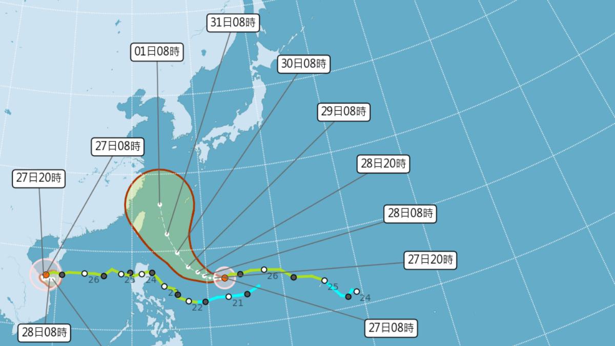 康芮颱風整合恐更強 鄭明典揭「路徑靠台」關鍵點