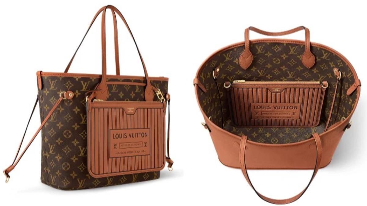 2024秋冬最值得入手包款:LV Neverfull Inside Out MM。(圖/翻攝自LV官網)