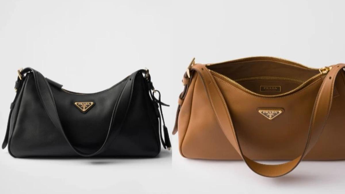 2024秋冬最值得入手包款:Prada Aimée。(圖/翻攝自Prada官網)