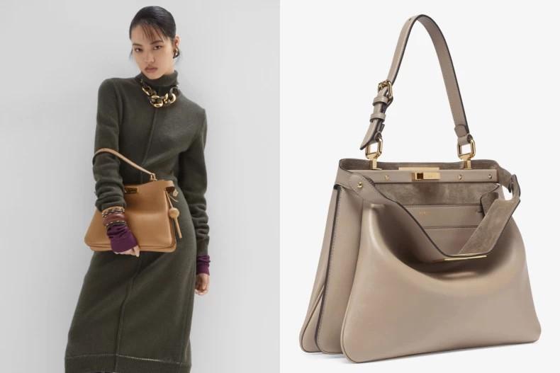 2024秋冬最值得入手包款:FENDI Peekaboo Soft。(圖/翻攝自FENDI官網)
