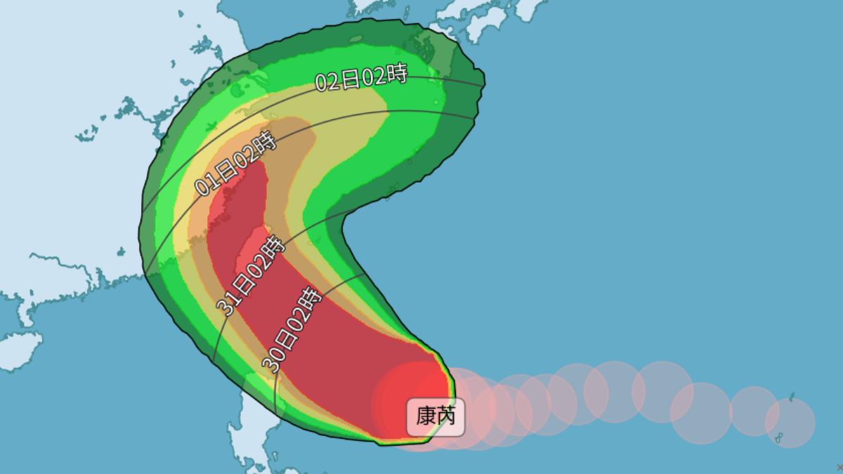 天氣/4縣市豪雨特報!大台北雨彈狂轟 「康芮」影響最劇時間曝