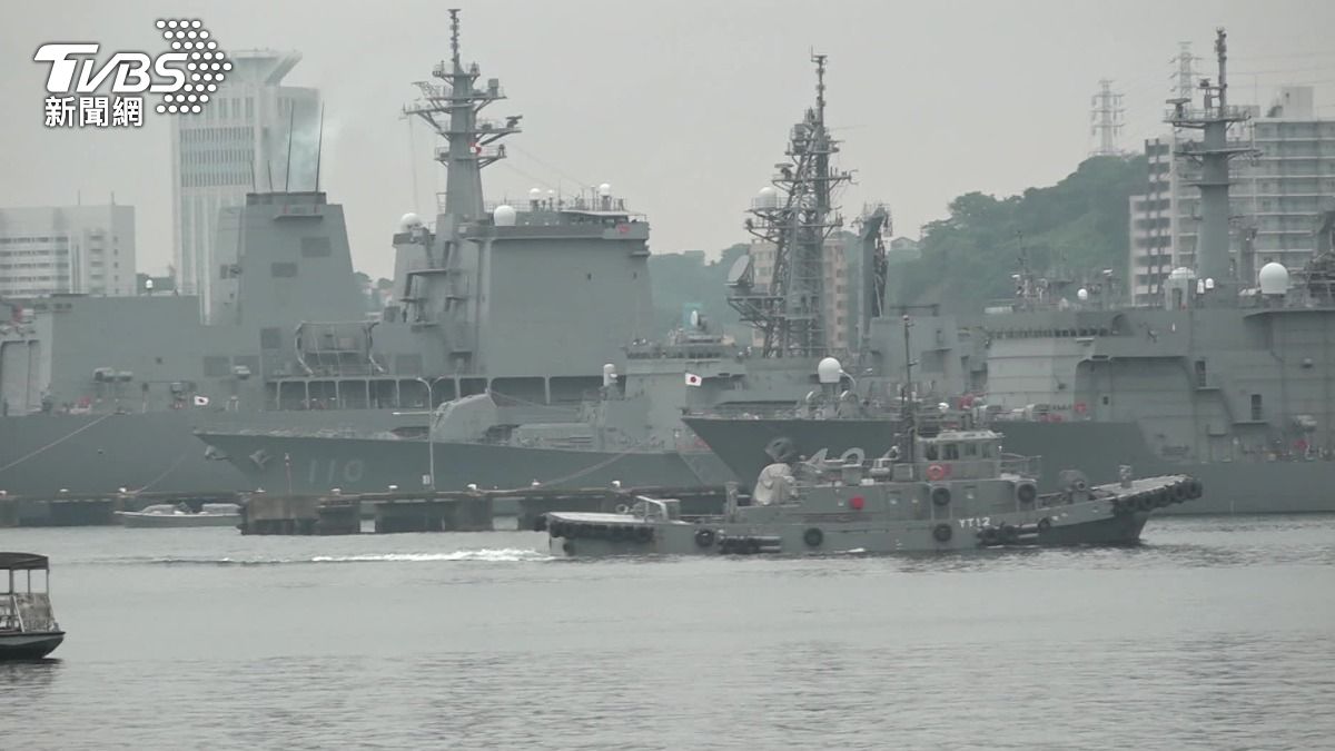 位於神奈川縣的日本海上自衛隊橫須賀基地。 (圖/TVBS)