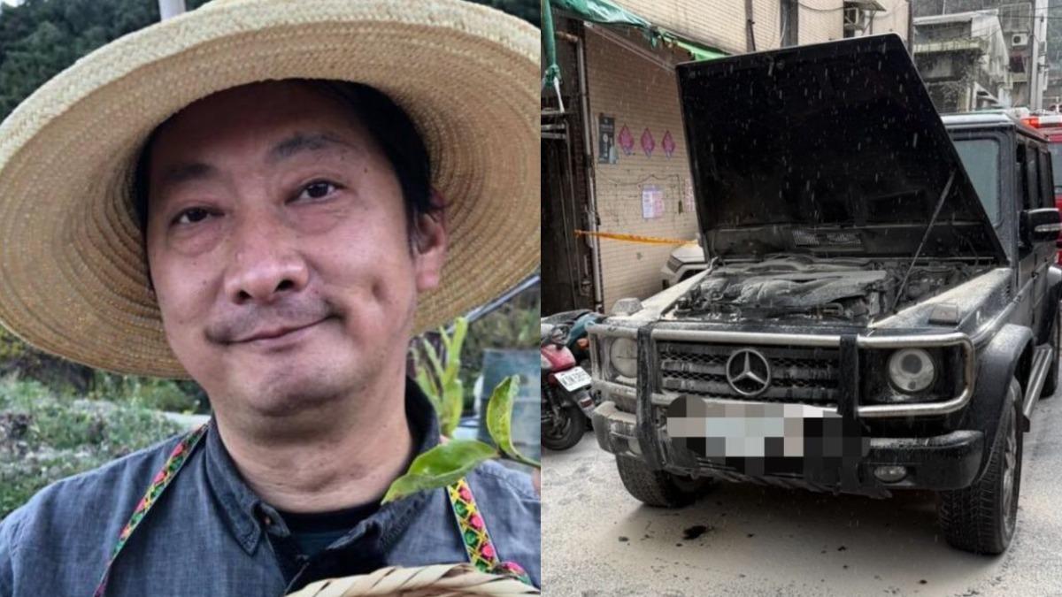獨家/九孔賓士大G火燒車!首發聲報平安 還原現場狀況