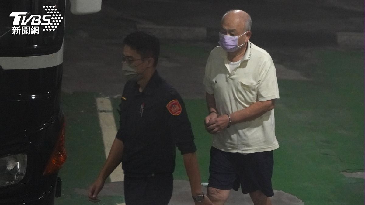 北檢第5度提訊朱亞虎。(圖/中央社)