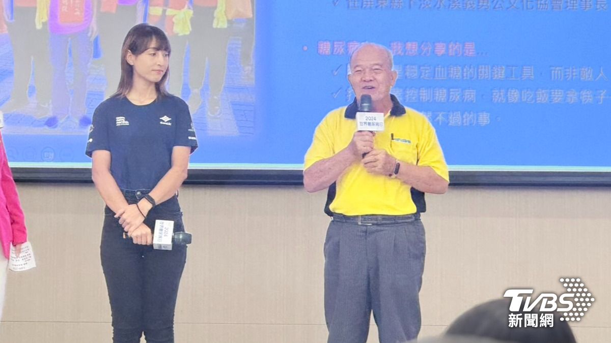 兩位糖尿病病友分享自身經歷。（圖／林雅婷攝）