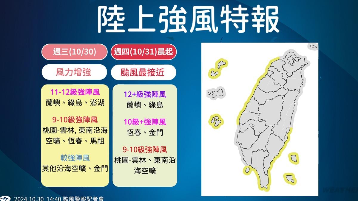 強風警戒區一圖看。(圖/TVBS)