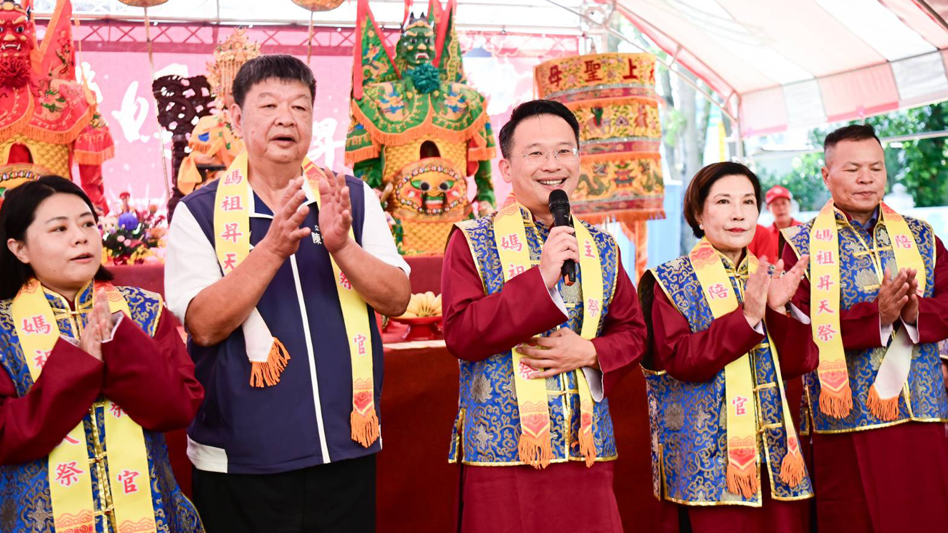 ▲ 2024桃園媽祖昇天祭,桃園馬祖攜手傳承發揚閩東文化。(來源:桃園市政府)